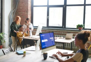 Ideale gedeelde werkruimte voor samenwerkingen en netwerken.
